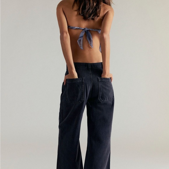 Free People Denim - We the Free Palmer Cuffed Jeans - Wide-Leg Jeans